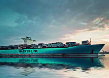Los barcos de Maersk llegan a la carretera