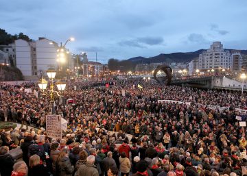 Miles de jubilados vascos piden mejores pensiones en otra marcha masiva