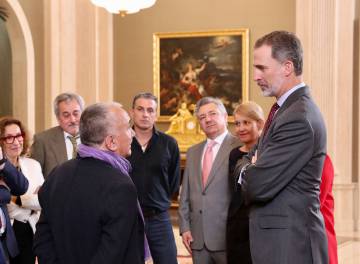 Felipe VI, reunido con la ejecuvitva confederal de UGT.