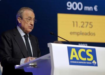 Uno de cada tres accionistas de la junta de ACS rechaza que Florentino Pérez siga al frente