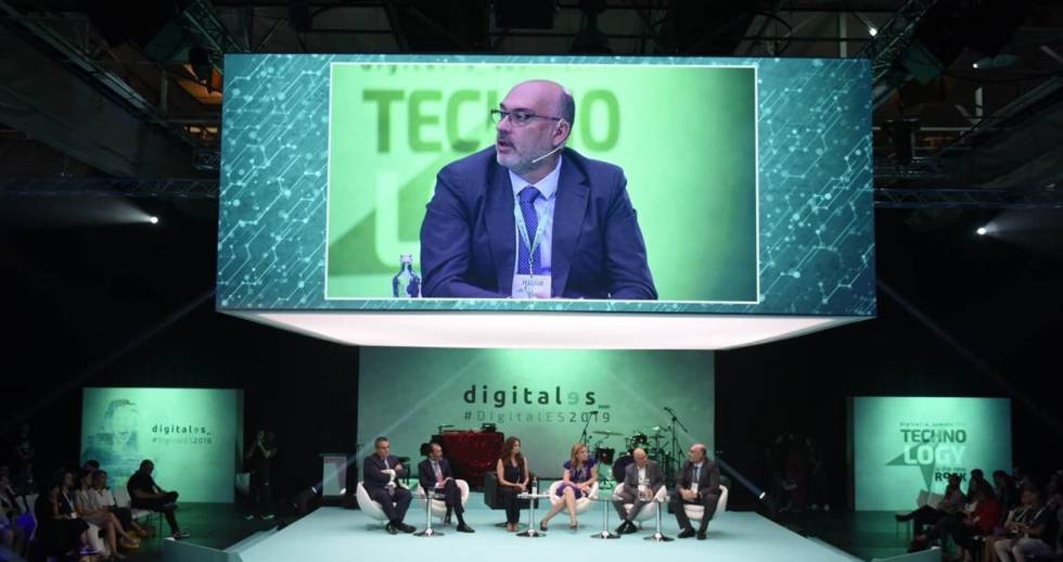 El presidente de Telefónica España, Emilio Gayo, en el Summit 2019.