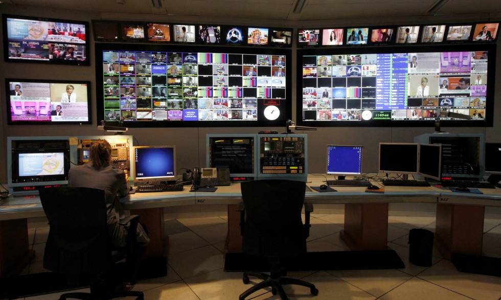Interior de Torrespaña de RTVE.