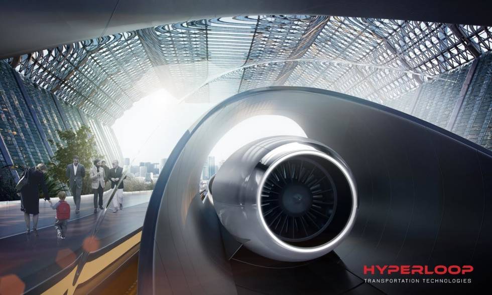 Prototipo de Hyperloop de HTT.