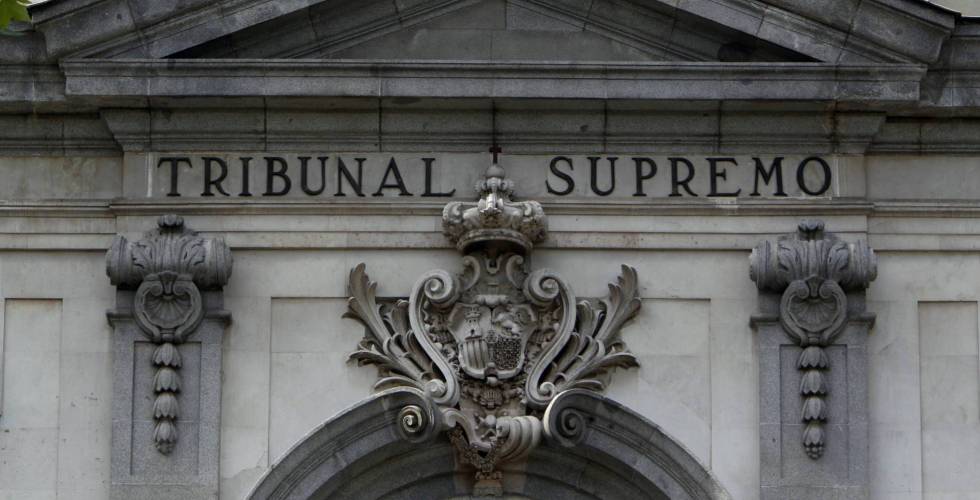Fachada del Tribunal Supremo.