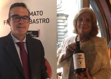 El tomate rosa de Barbastro y el aceite de Oliete, a la conquista del Parlamento británico