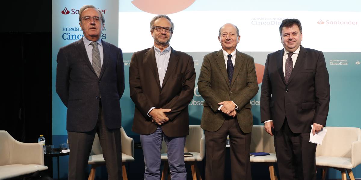 De izquierda a derecha: Francisco Pérez, Juan Francisco Jimeno, Fernando Fernández y Santiago Carbó.
