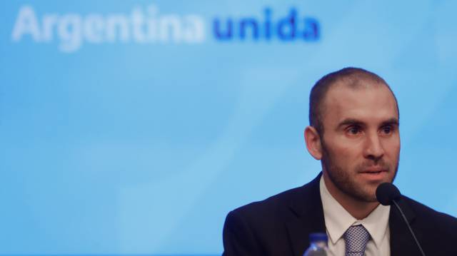 El ministro argentino de Hacienda, Martín Guzmán.