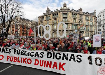 Los sindicatos nacionalistas fracasan en su intento de paralizar Euskadi