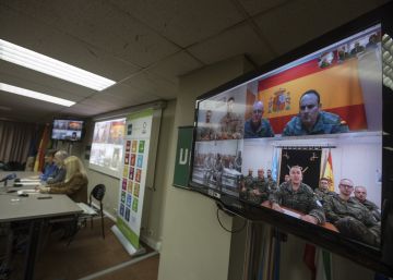 Así se examinan los militares de la UNED que participan en misiones internacionales