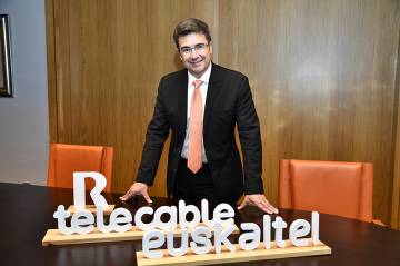 El consejero delegado de Euskaltel, José Miguel García.