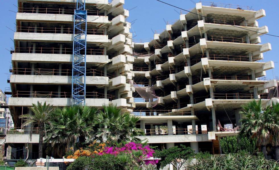 Viviendas en construcción.