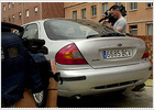 Hallado en Navarra el coche en el que huyó el compañero de la etarra Castresana Hallado en Navarra el coche en el que huyó el compañero de la etarra Castresana