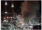 Controlado un incendio en la refinería de Petronor en la localidad vizcaína de Muskiz Controlado un incendio en la refinería de Petronor en la localidad vizcaína de Muskiz