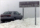 Protección Civil mantiene la alerta por nieve y viento en seis comunidades
