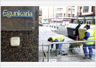 Registrada la sede de 'Egunkaria' en Andoain para hacer inventario ante su posible reapertura
