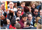 Bono abandona la marcha contra ETA en Madrid tras ser insultado por varios asistentes