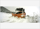 El hielo dificulta la conducción en carreteras de Andalucía y Aragón