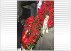 Ofrenda floral por los abogados de Atocha