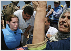 Angelina Jolie visita a refugiados iraquíes