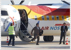 Aterriza el primer avión en el aeropuerto de Ciudad Real