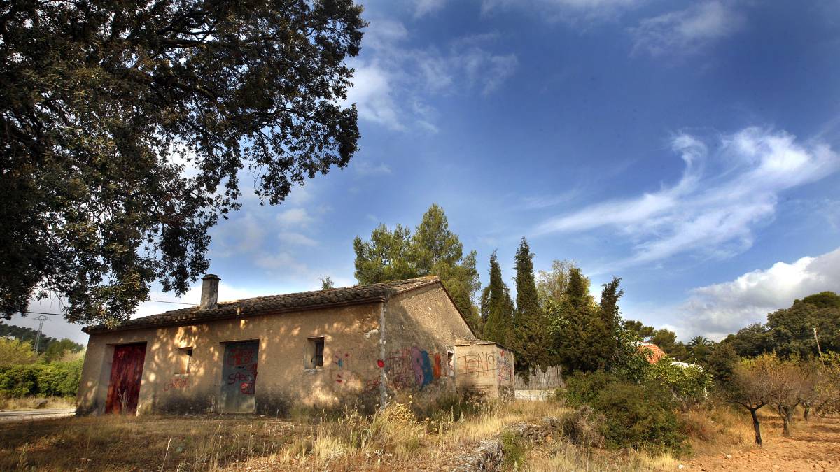 El lugar donde apareció el cadáver de Rosario.