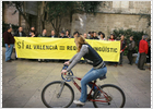 Concentración para exigir el valenciano en la función pública