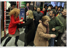 Photograph of bargain hunters' fight was a hoax