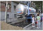 Un día sin agua en el centro de Madrid