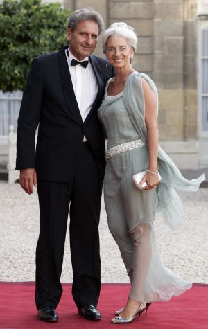 Lagarde, con su pareja, el empresario marsellés Xavier Giocanti, en una cena de gala en el Elíseo en junio de 2009.
