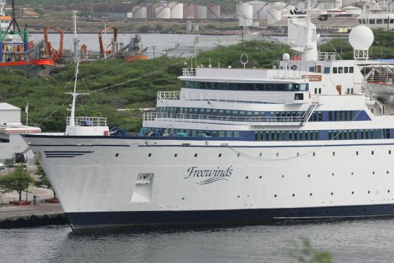 Freewinds, el barco más emblemático de los cienciólogos.
