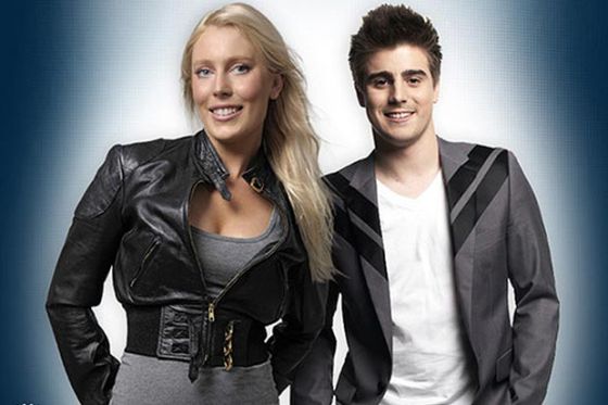 Los locutores australianos Mel Craig y Michael Christian. Los locutores australianos Mel Craig y Michael Christian.