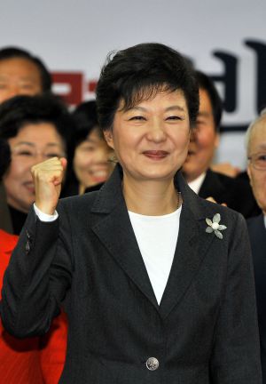 Park Geun-hye, la presidenta electa de Corea del Sur. Park Geun-hye, la presidenta electa de Corea del Sur.
