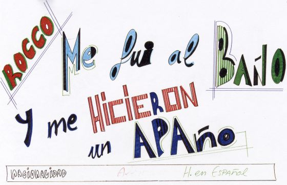 One of Rafael Sánchez´s posters.