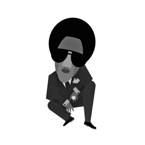 Tego Calderón. El más respetado.Tiene un pie en la fiesta y otro en el 'black power'. Su hijo se llama Malcolm X.