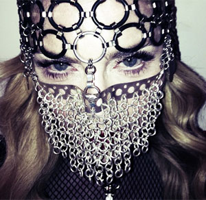 Imagen de la cuenta de Instagram de Madonna, con el pie