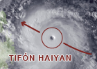 Recorrido y devastación del supertifón Haiyan