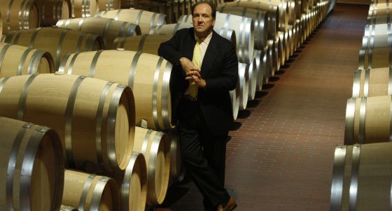 Pablo Álvarez, en las Bodegas Vega Sicilia.