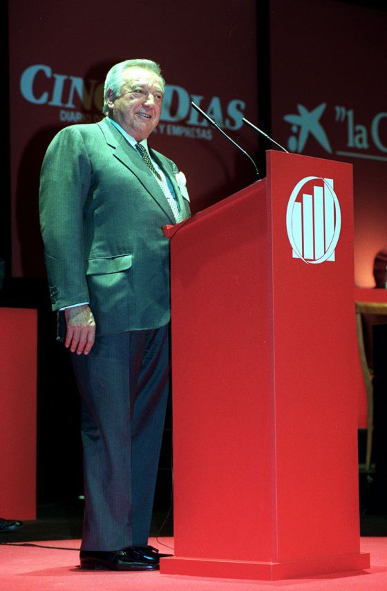 David Álvarez, presidente del grupo Eulen, en una entrega de premios.