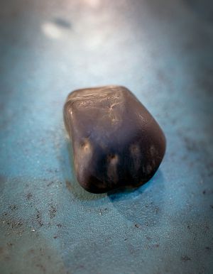 Una de las piedras con las que habla su personaje en la obra 'El cojo de Inishmaan'.
