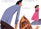 La pareja... ¡al diván!