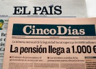 ‘Cinco Días’ mañana con EL PAÍS por 70 céntimos