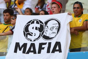 Un grupo de brasileños en Fortaleza, el pasado 21 de junio.