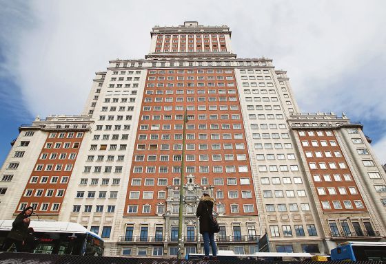 The Edificio España in downtown Madrid.