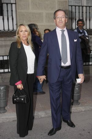 Marina Castaño, vídua de Camilo José Cela, amb el seu actual marit.