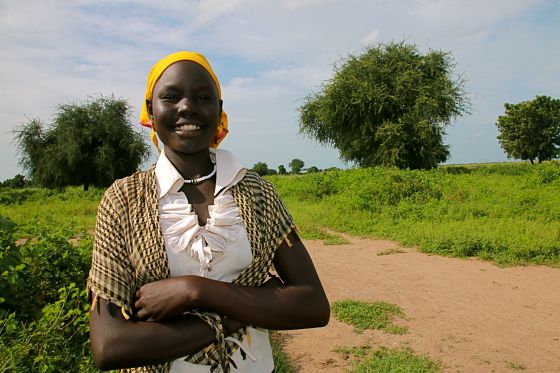 Nyatuoch Wie, de 15 años: "Cuando pienso en el futuro, creo que me gustaría ser enfermera o médico"
