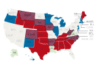 Resultados electorales provisionales en Estados Unidos