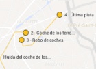 Mapa del atentado en la revista ‘Charlie Hebdo’ en París