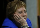 ¿A qué juega Celia Villalobos mientras hablaba Rajoy?