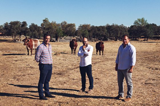 Los tres hermanos Jiménez, retratados en su finca para ICON
