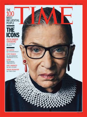 Ruth Bader Ginsburg, portada de Time